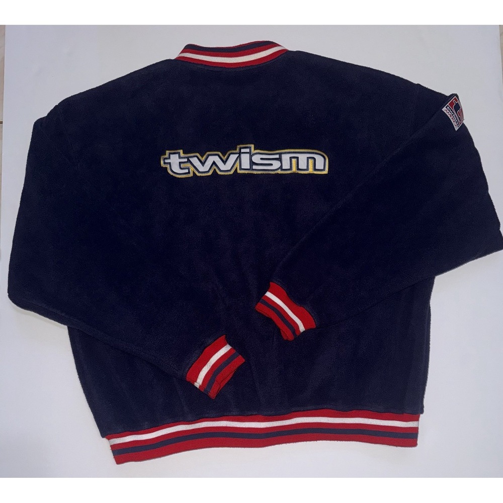 VTG Y2K TWISM Shaquille O'Neal Shaq Street Wear Hip Hop Fleece Jacket XL
